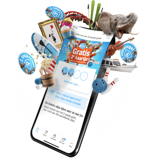 Sfeerbeeld ticketdeals bij Albert Heijn via de telefoon bestellen